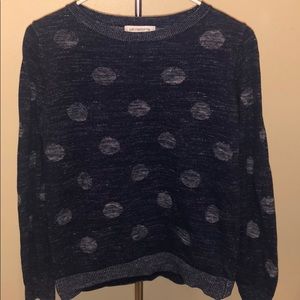 Liz Claiborne Blue Polkadot Sweater